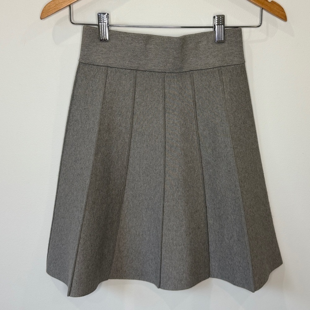 Women’s Gray Mini Skater Skirt